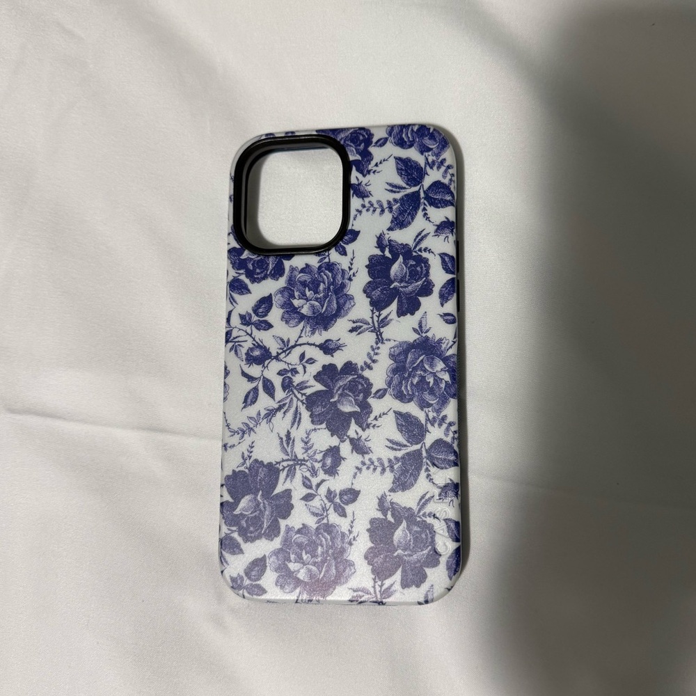 Blue and white floral Casely IPhone 13 Pro Max Case